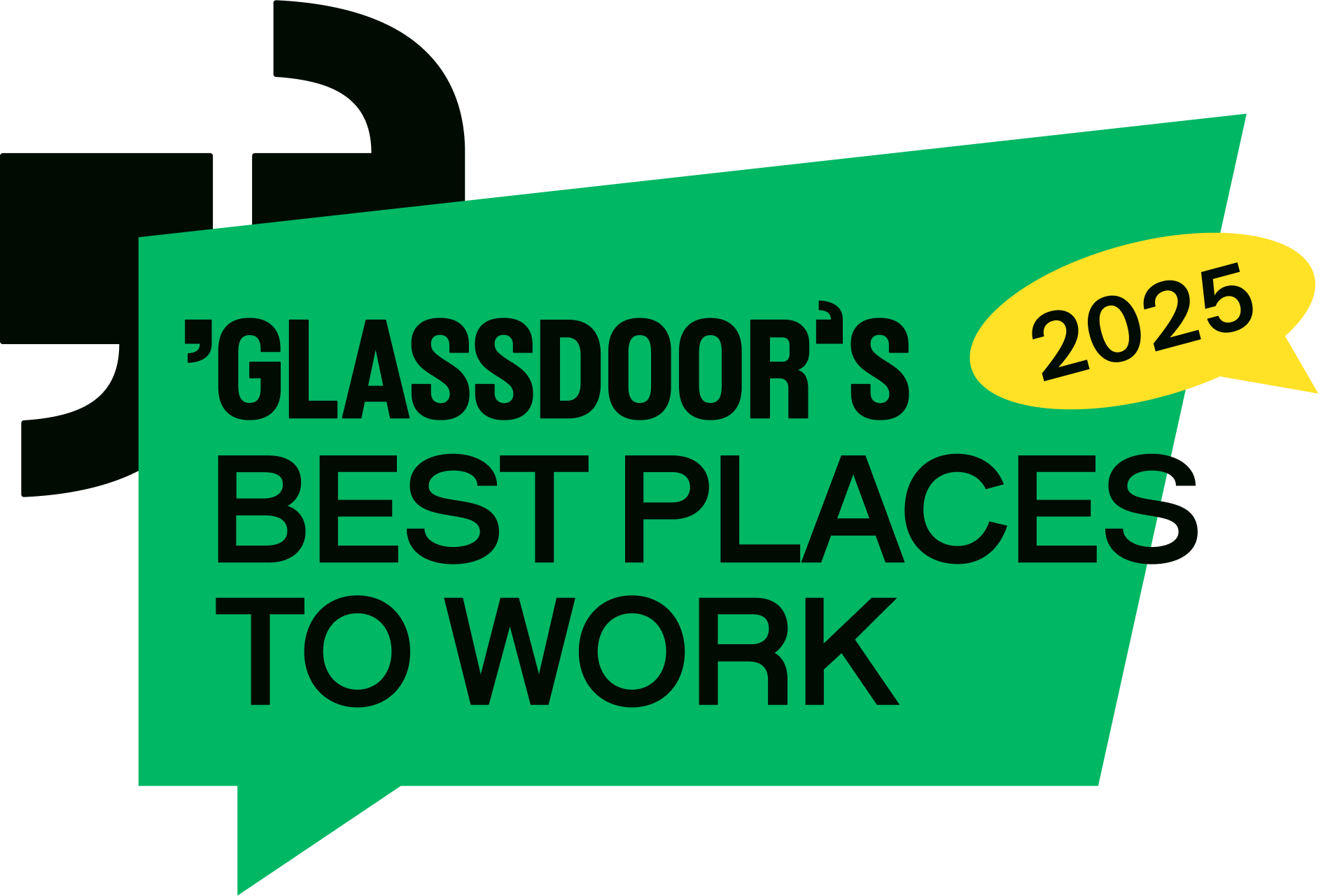 Glassdoor Best Places to Work 2025 logo