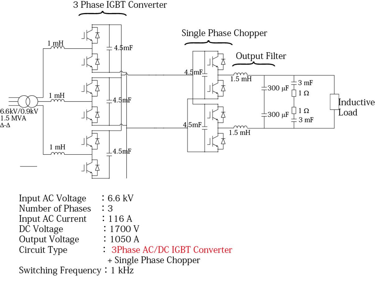 Figure 3. Schematic of the new electromagnet power supply unit.