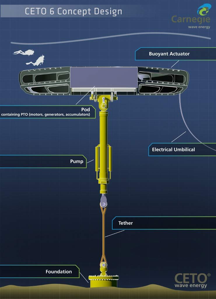 Figure 3.  Diagram of a CETO 6 system.