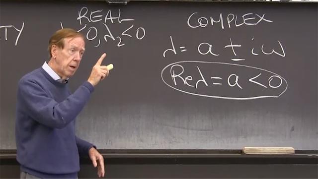 Two equations <em>y’ = Ay</em> are stable (solutions approach zero) when the trace of <em>A</em> is negative and the determinant is positive.