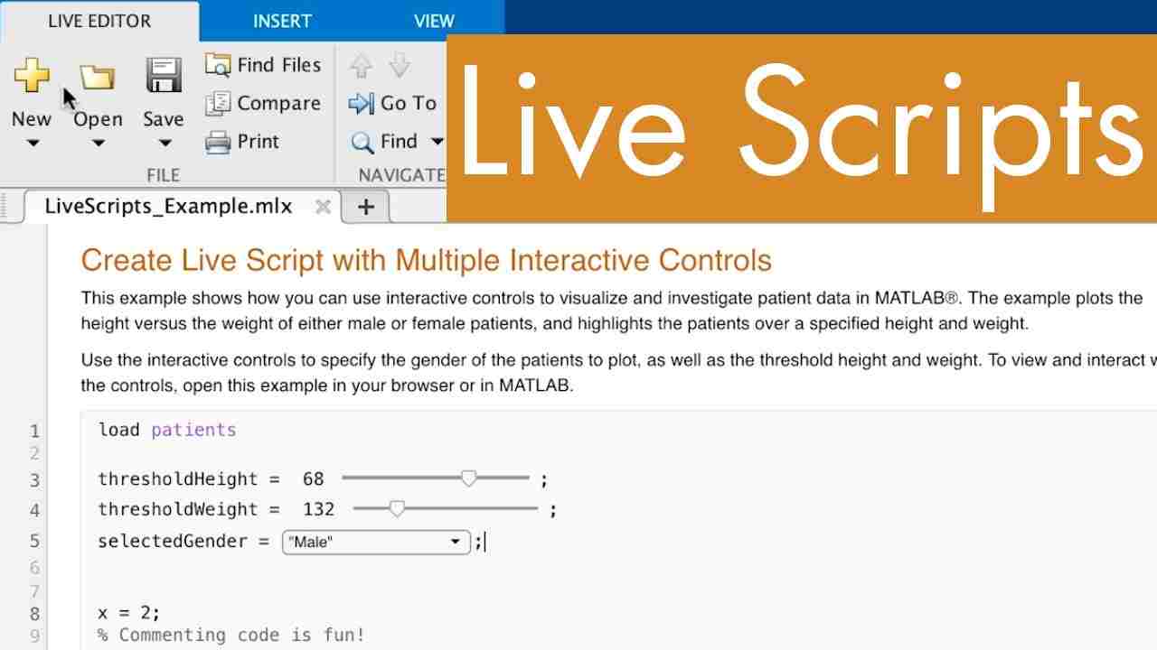 Live editor. Скрипт матлаб. Matlab Live Editor. Sign Matlab. Matlab Live script.