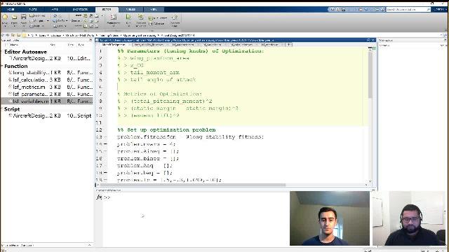 Follow Joshua Williams from Cornell University Unmanned Air Systems (CUAir) as he demonstrates the use of a genetic algorithm to optimize airframe sizing for model airplanes.