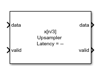 Upsampler block