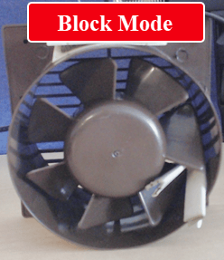 Figure shows the block mode.