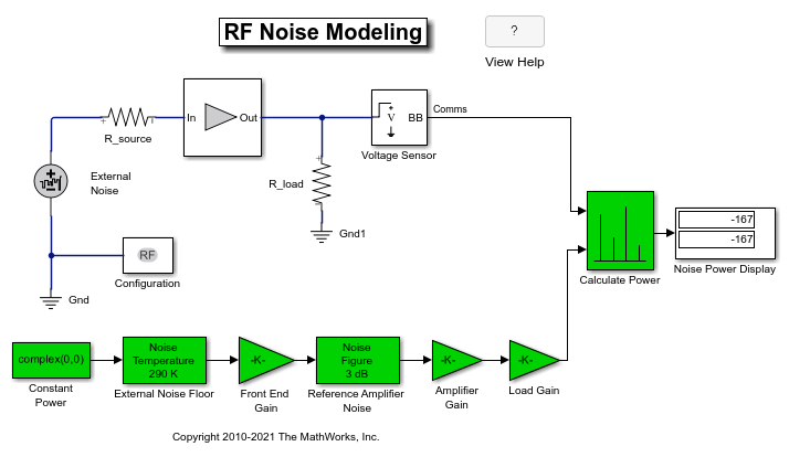 Rf Noise Modeling Matlab Simulink