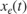 $x_e(t)$