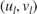 $(u_l,v_l)$