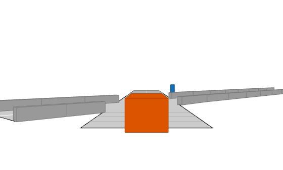 Figure contains an axes object. The hidden axes object with xlabel X (m), ylabel Y (m) contains 46 objects of type patch, line.