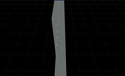 Build Simple Roads Programmatically Using RoadRunner HD Map