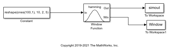 Generate and Apply Hamming Window