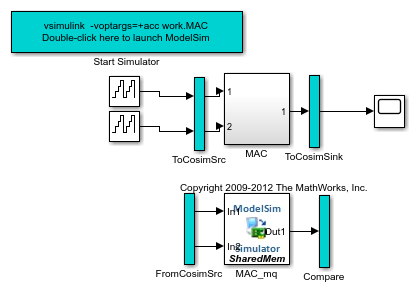 HDL Verifier Cosimulation Model Generation in HDL Coder