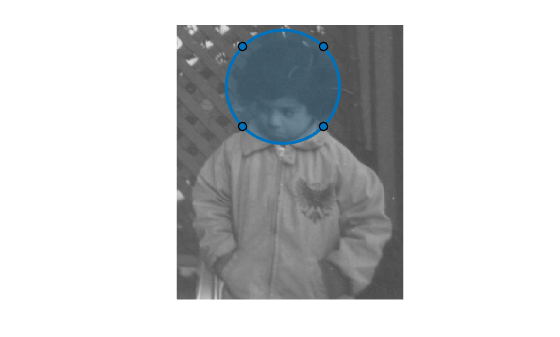 Figure contains an axes object. The hidden axes object contains 2 objects of type image, images.roi.circle.