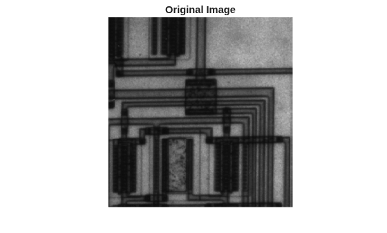 Figure contains an axes object. The hidden axes object with title Original Image contains an object of type image.