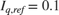 ${I_{q,ref}} = 0.1$