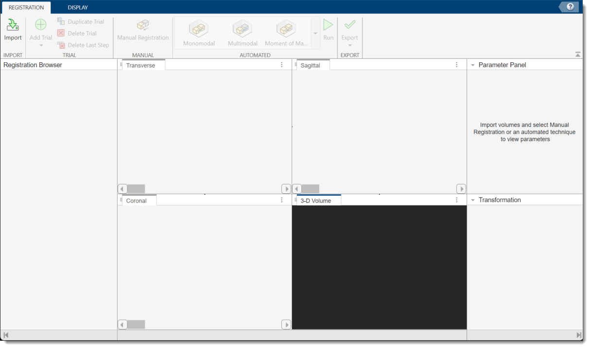 Medical Registration Estimator app window.