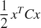 $$\frac{1}{2}x^T C x$$