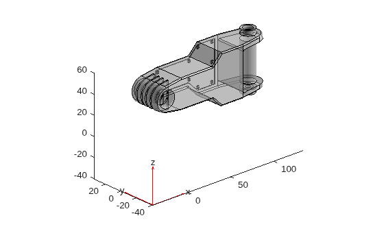 Semi-transparent 3D forearm link geometry