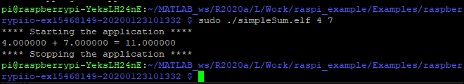 Send Inputs to MATLAB Function from Command Line of Raspberry Pi