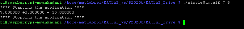 Send Inputs to MATLAB Function from Command Line of Raspberry Pi in MATLAB Online