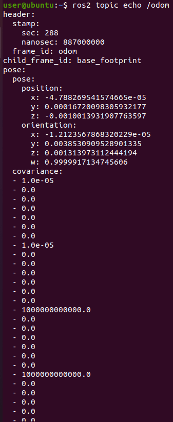 ROS Toolbox virtual machine terminal window