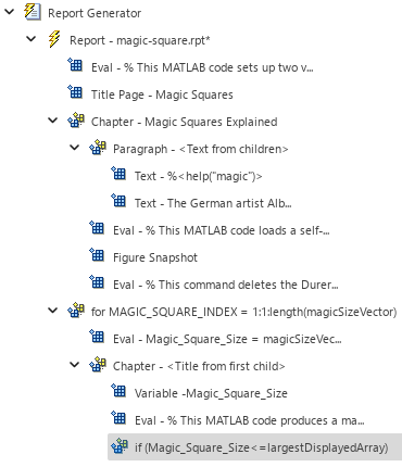 Outline in left pane with if component selected.