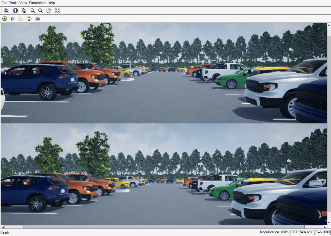Figure Video Viewer contains an axes object and other objects of type uiflowcontainer, uimenu, uitoolbar. The hidden axes object contains an object of type image.