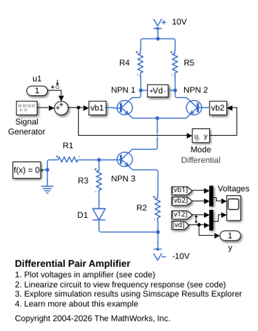 Differential Pair Amplifier