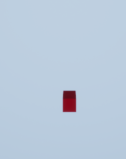 Box actor in 3D environment.