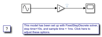 Apply Simulink Real-Time Model Template to Create Real-Time Application