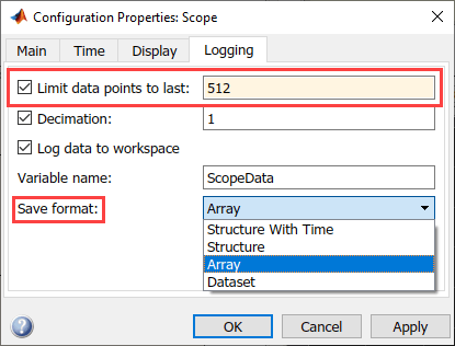 MAT-file Logging on SD Card for STMicroelectronics STM32 Processors