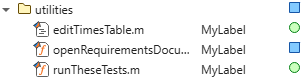 All files in the utilities folder are attached with the "MyLabel" label