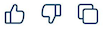 Copilot reactions: thumbs up, thumbs down, copy