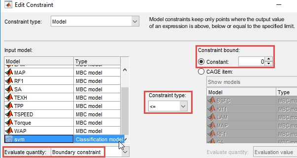 Edit constraint dialog box.