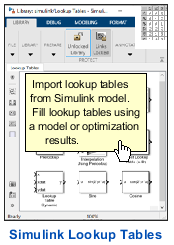 Simulink lookup tables button