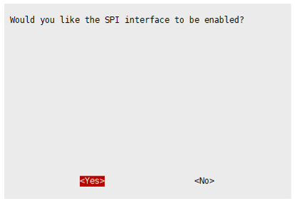 Enable SPI Confirmation Window