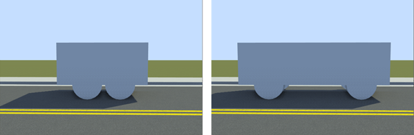 Sample vehicle length changes