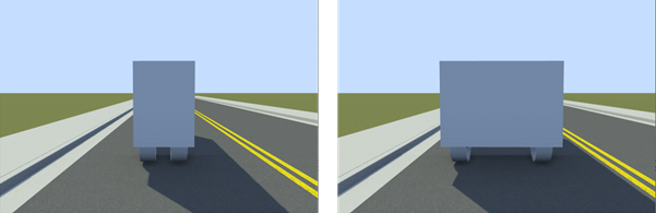 Sample vehicle width changes