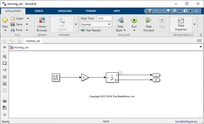 Create A Simple Model Matlab And Simulink Mathworks Nordic 3840