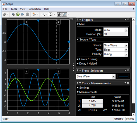 Display signals generated during simulation - Simulink