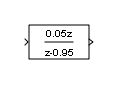 Transfer Fcn First Order block