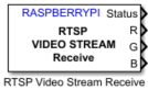 Raspberry Pi Video Stream Transmit Block Icon