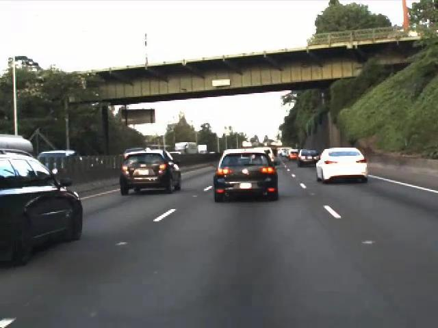 Test image with objects to detect, such as cars.