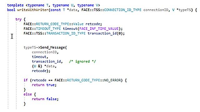 FACE TSS C++ production code. 