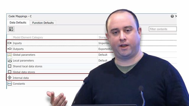 Learn about recent improvements to Embedded Coder that let you customize generated data, functions, and files according to your production software environment and standards.